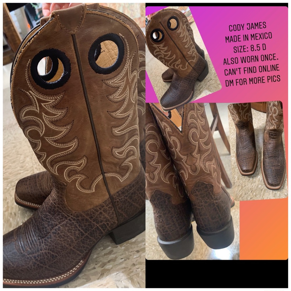 Cody James boots made in Mexico zero gravity sole